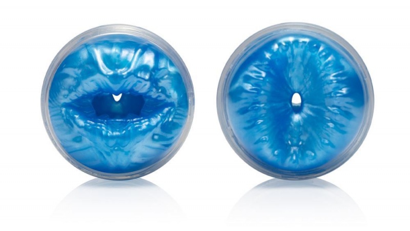 Fleshlight Quickshot Alien Butt/Mouth - Metallic Blue Freaks Male Masturbators | ISRAEL SY2910378