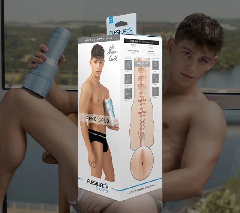 Fleshlight Reno Gold Male Pornstar Replicas | ISRAEL KS1074293